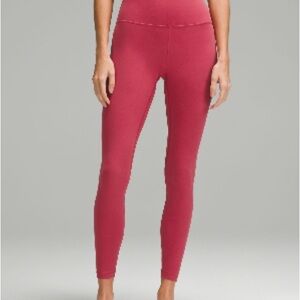 Lululemon Athletica Pink Leggings High Waist Stretch
